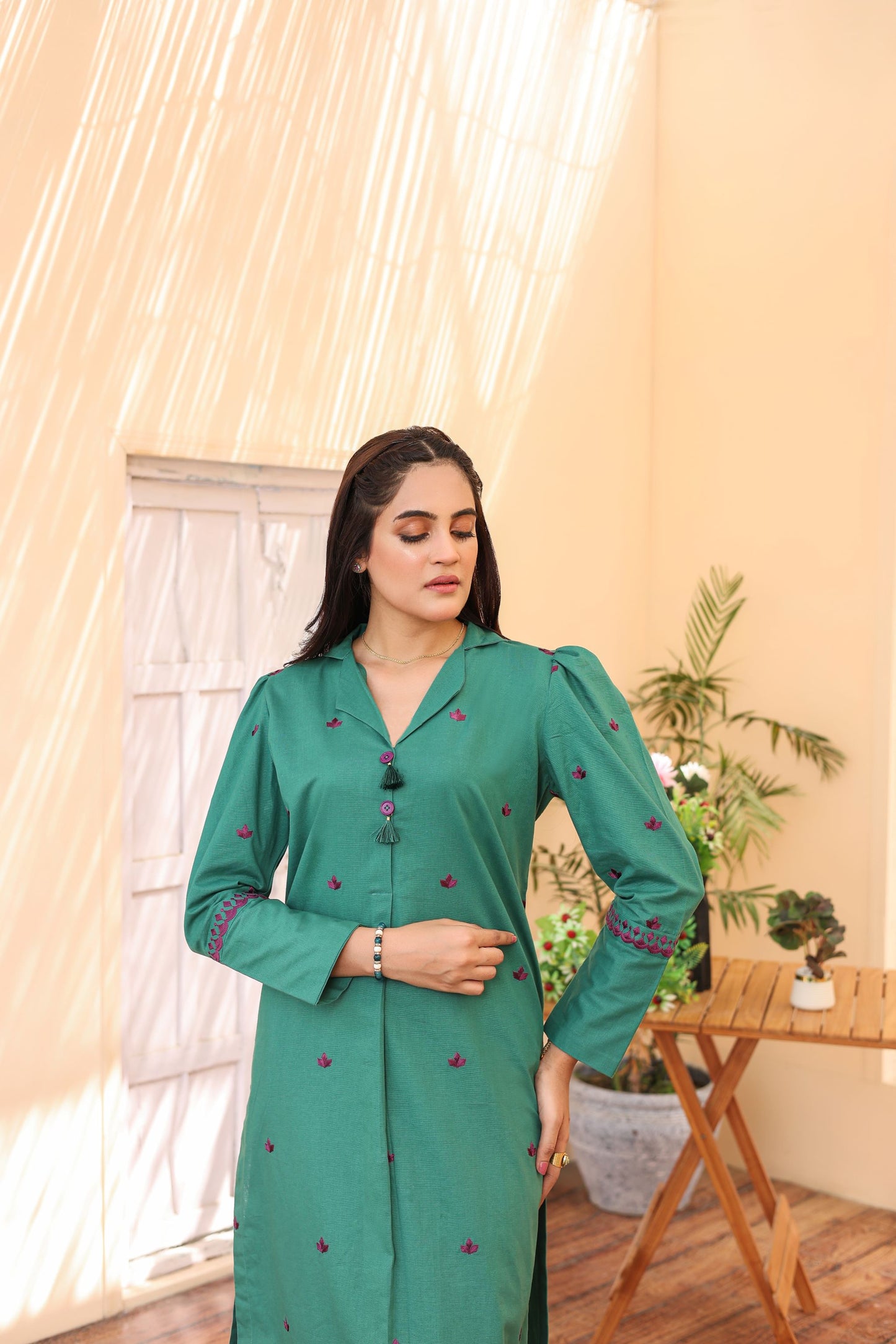 2 PIECE EMBROIDERED KHADDAR