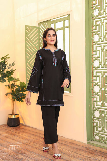 2 PIECE EMBROIDERED KHADDAR